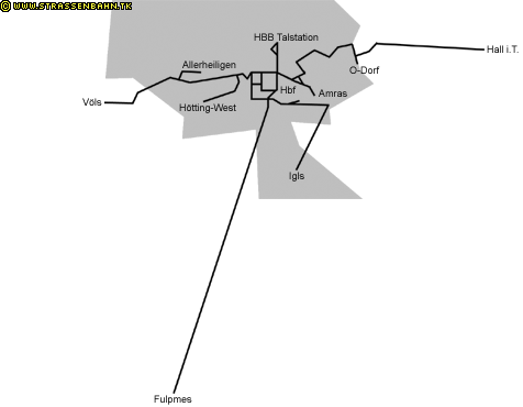 Schematischer Gleisplan Vollausbau